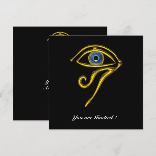 BLUE TALISMAN, zwart Kaart (Voorkant / Achterkant)