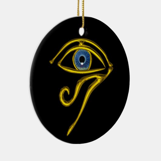 BLUE TALISMAN, zwart Keramisch Ornament (Rechts)