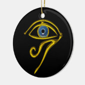 BLUE TALISMAN, zwart Keramisch Ornament (Links)