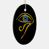 BLUE TALISMAN, zwart Keramisch Ornament (Rechts)