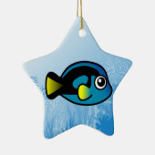 Blue Tang Keramisch Ornament (Rechts)