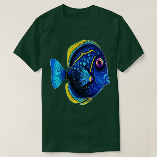Blue Tang Lachend T-shirt (Design voorkant)