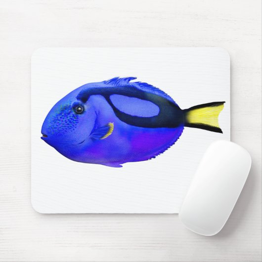 Blue Tang Saltwater Fish Muismat (Met muis)