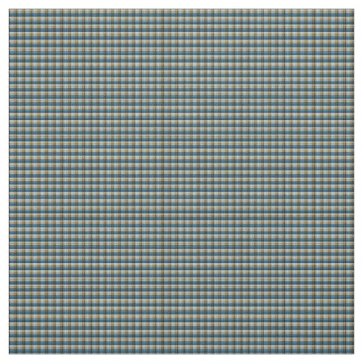 Blue Tartan Checks Pattern Print, Stof (Swatch)