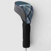 Blue Tartan Golf Head Hoesje Golfheadcover (Schuin)