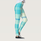 Blue Tartan Pattern Leggings (Rechts)