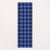 Blue Tartan Pattern Yoga Mat (Voorkant)