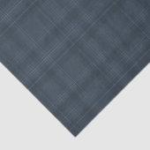 Blue Tartan Plaid Christmas Tissue Paper | elegant Tissuepapier (Detail)