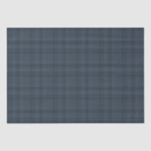 Blue Tartan Plaid Christmas Tissue Paper | elegant