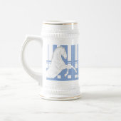 Blue Tartan Stallion Stein Mok (Links)