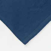 Blue Tassel Pet Photo Afstuderen Fleece Deken (Hoek)