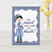 Blue Tassel was het Afstuderen van Hassle Boy waar Kaart (Gele Bloem)