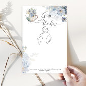 Blue Tea party floral Raad de jurk bruids spel