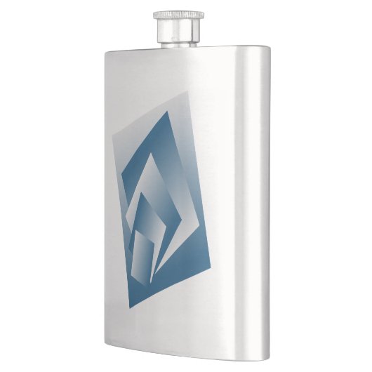 Blue Teal geometry Flacon (Links)