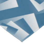 Blue Teal geometry Tafelkleed (Gekanteld)