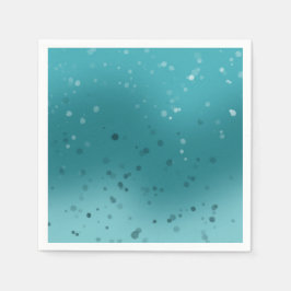 Blue Teal Sparkle Servet