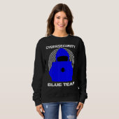 Blue Team Cybersecurity Hacking Ethical Hacker Gee Trui (Voorkant volledig)