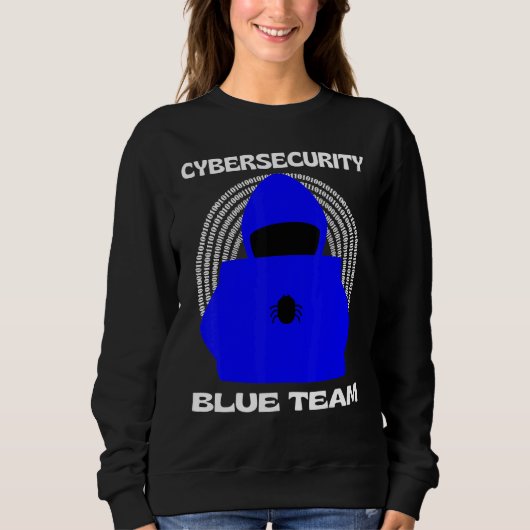 Blue Team Cybersecurity Hacking Ethical Hacker Gee Trui (Voorkant)