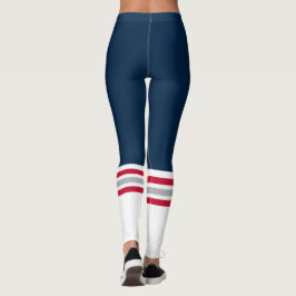 Blue Team Tube Sock Leggings