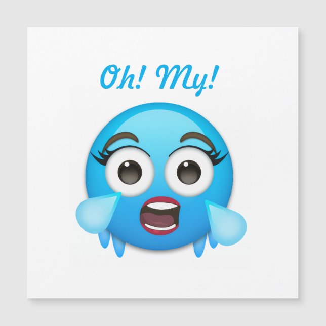 Blue Tears of Joy: The Overwhelmed Emoji (Voorkant)