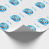 Blue Tears of Joy: The Overwhelmed Emoji Cadeaupapier (Hoek)