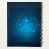 Blue Tech Data éénjarige weekplanner Planner (Achterkant)
