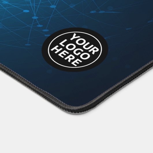 Blue Tech Professional Desk Mat Muismat (Hoek)