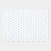 Blue Teddy Bear Baby shower Wrapping Sheets Inpakpapier Vel (Voorkant 2)