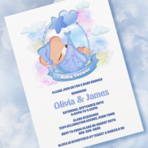 Blue Teddy Bear Balloons Baby shower