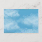 Blue Teddy Bear Balloons Boeken voor Baby Informatiekaartje (Achterkant)