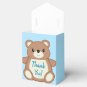 Blue Teddy Bear bedankt Bedankdoosjes (Geopend)