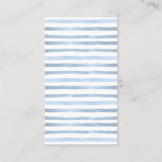 Blue Teddy Bear Luier Raffle Baby shower Insert Informatiekaartje (Achterkant)