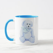 Blue Teddy Bear Mok (Links)