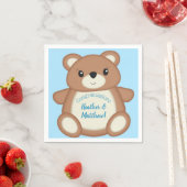 Blue Teddy Bear Servet (Insitu)