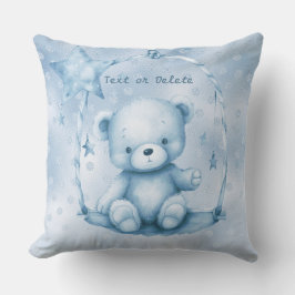 Blue Teddy Bear Sierkussen