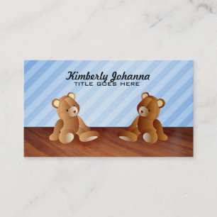 Blue Teddy Bears Visitekaartjes