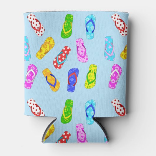 Blue Teenslippers Koelbox Blikjeskoeler (Voorkant)