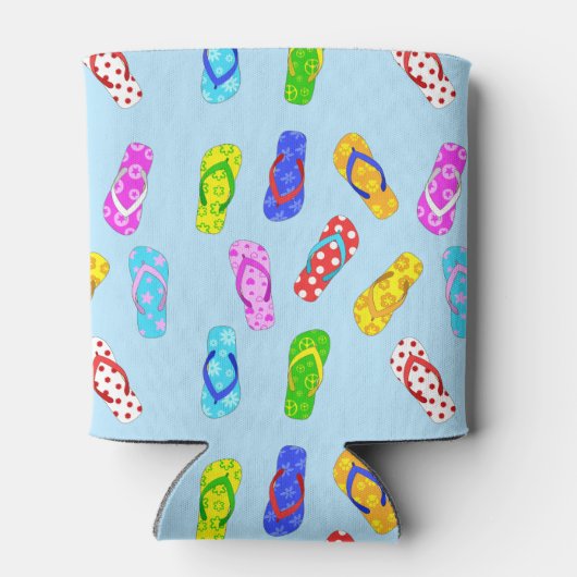 Blue Teenslippers Koelbox Blikjeskoeler (Achterkant)