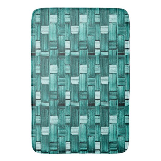 Blue Tegel Bathmat Badmat (Voorkant Verticaal)