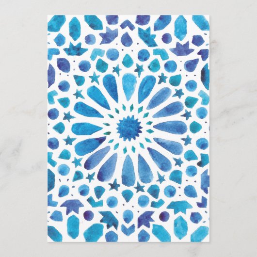 Blue Tegel Coastal Wedding Menu (Achterkant)