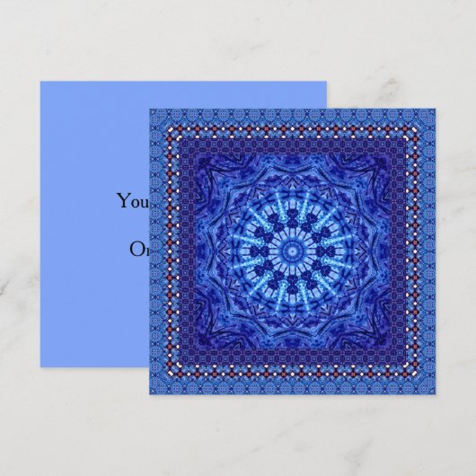 Blue Tegel Radiance Kaart (Voorkant / Achterkant)