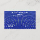 Blue Tegel Visitekaartje (Voorkant)