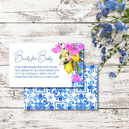 Blue Tegels Lemons Bougainvillea boekaanvraag Informatiekaartje