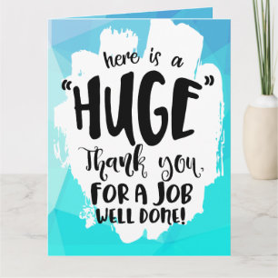 Blue Tempest Good Job Dank je Bedankkaart