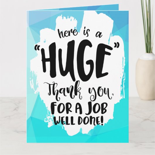 Blue Tempest Good Job Giant Bedankt (Voorkant)