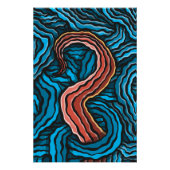 Blue Tentacle Perfect Poster (Voorkant)