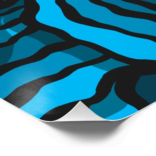 Blue Tentacle Perfect Poster (Hoek)