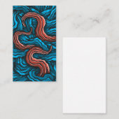 Blue Tentacles Visitekaartje (Voorkant / Achterkant)