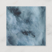 Blue Terracotta Herfst Baby shower Luier Raffle Informatiekaartje (Achterkant)