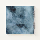 Blue Terracotta Oh Boy Herfst Baby shower Guestboo Notitieboek (Achterkant)